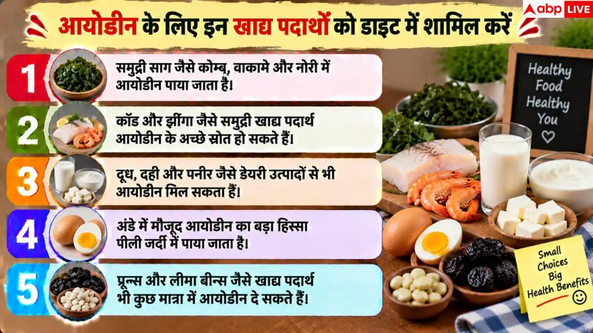 Iodine Rich Foods: नमक के अलावा किन चीजों से पूरा होता है आयोडीन का कोटा? जान लें जवाब